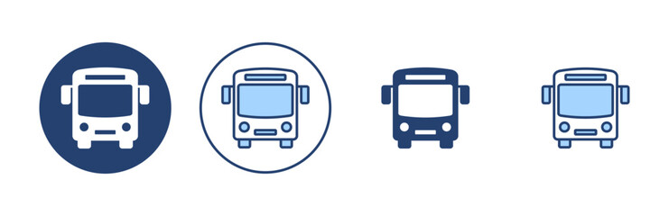 Bus icon vector. bus sign and symbol