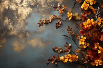 Autumn Background. As warm sunlight filters through the leaves, it casts a golden glow, illuminating the rich hues of red, orange, and yellow in a breathtaking display of nature's artistry