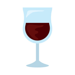 wine glass illustration