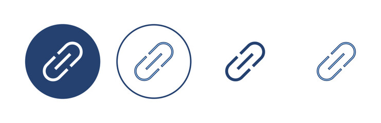 Link icon vector. Hyperlink chain sign and symbol