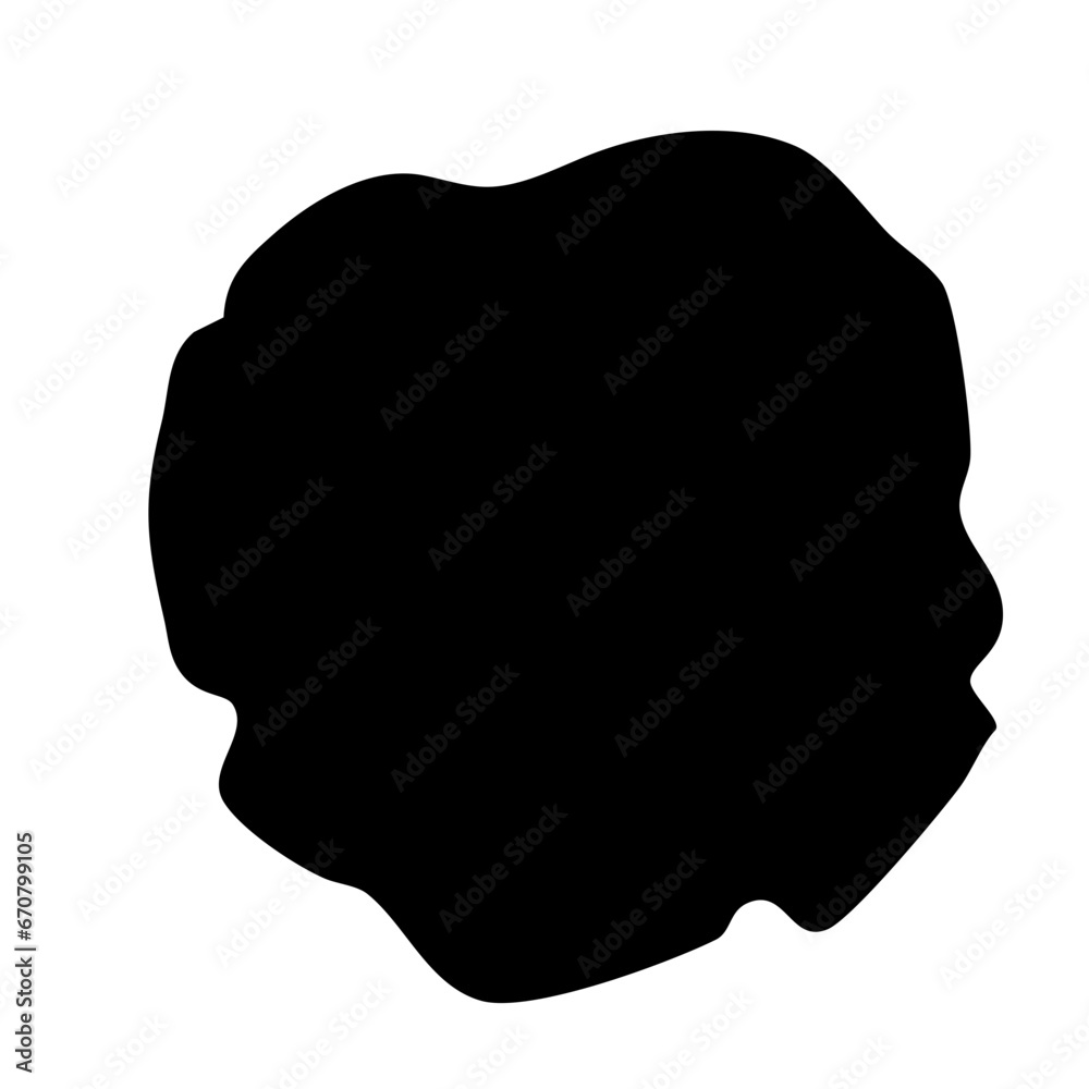 Sticker grunge circle vector