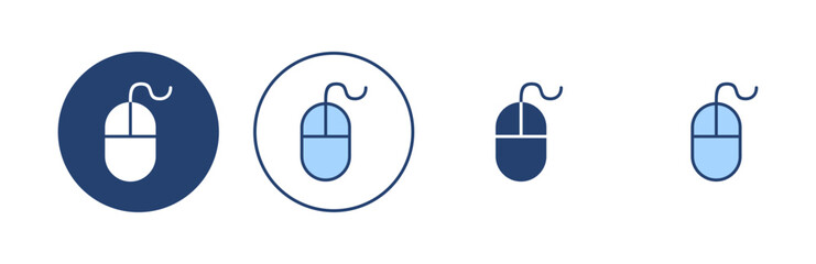 Mouse icon vector. click sign and symbol. pointer icon vector.