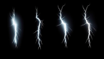 lightning collection illustration in different style