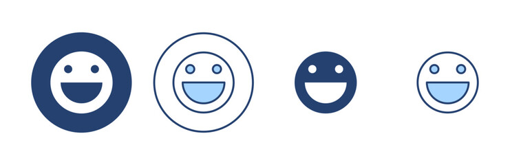 Smile icon vector. smile emoticon icon. feedback sign and symbol