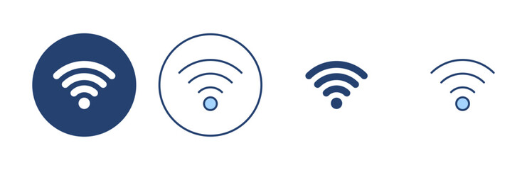 Wifi icon vector. signal sign and symbol. Wireless  icon