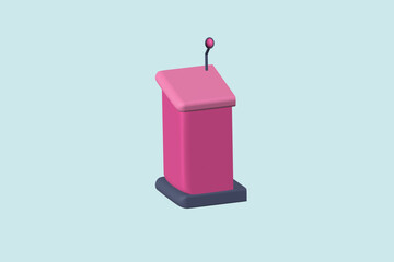 Diplomacy icon. 3d vector icon. Vector colorful illustration.