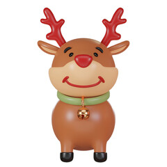 3d Christmas reindeer