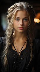 Fototapeta premium Sweden Beautiful Girl 20 Year Old Professional, Background Image, Best Phone Wallpapers