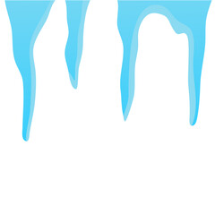 Snowball and snowdrift  icicles and snowcap borders