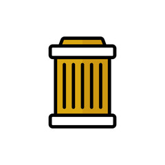 Car Oil Filter Icon, Auto Repair Icon