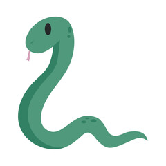 snake cute illustration