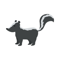 skunk cute illustration