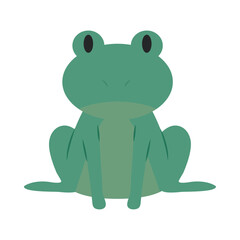 frog cute illustration