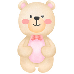 A collection of cute little bears for the Valentine's Day festival.