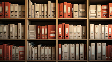 The archive neatly organizes folders for easy access - obrazy, fototapety, plakaty