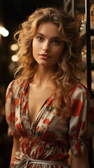 Obraz premium Italy Beautiful Girl 20 Year Old Professional Photo, Background Image, Best Phone Wallpapers