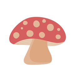 Cartoon mushrooms Vektor Illustration