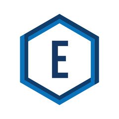 Obraz premium Initial Letter Logo E Template Vector Design