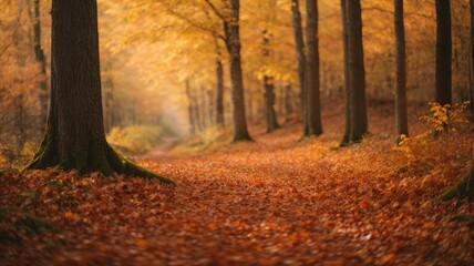 Autumn Splendor Backgrounds: A Nature Lover's Dream, generative AI