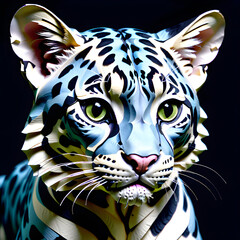 Paper Leopards: Exploring the Elegance of Big Cats in Art.(Generative AI)