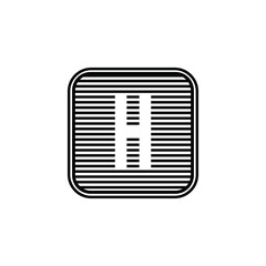 Initial Letter Logo H Template Vector Design