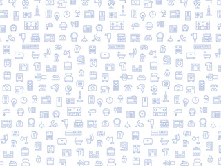 電化製品の壁紙イラスト