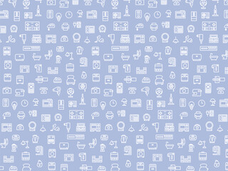 電化製品の壁紙イラスト