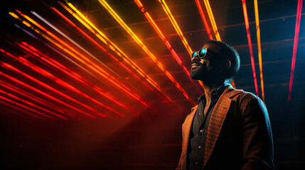 Rockstar's Electrifying Performance: A Spectrum of Sound and Lights