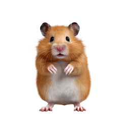 Hamster on transparent background