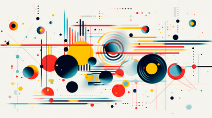 Obraz premium modern abstract minimalist art background 