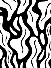 Animal skin silhouette seamless pattern background. Good for fashion fabrics, children’s clothing, postcards, email header, wallpaper, banner, posters, events, covers, and more.