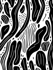 Silhouette seamless pattern background. Good for fashion fabrics, children’s clothing, T-shirts, postcards, email header, wallpaper, banner, posters, events, covers, advertising, and more.