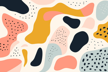 Colorful seamless pattern background. Good for fashion fabrics, children’s clothing, T-shirts, postcards, email header, wallpaper, banner, posters, events, covers, and more.