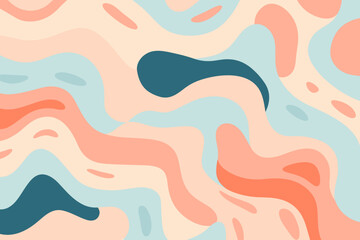 Beautiful wave seamless pattern background. Good for fashion fabrics, children’s clothing, T-shirts, postcards, email header, wallpaper, banner, posters, events, covers, advertising, and more.