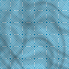 Simple wavy seamless pattern with circles 