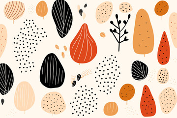 Floral seamless pattern background. Good for fashion fabrics, children’s clothing, T-shirts, postcards, email header, wallpaper, banner, posters, events, covers, advertising, and more.