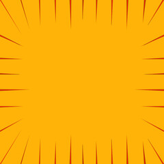 Orange yellow background with illustration of red and black rays. Used for backgrounds, templates