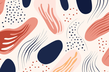 Floral seamless pattern background. Good for fashion fabrics, children’s clothing, T-shirts, postcards, email header, wallpaper, banner, posters, events, covers, advertising, and more.