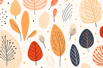 Winter floral seamless pattern background. Good for fashion fabrics, children’s clothing, T-shirts, postcards, email header, wallpaper, banner, posters, events, covers, and more.