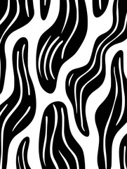 Floral silhouette seamless pattern background. Good for fashion fabrics, children’s clothing, postcards, email header, wallpaper, banner, posters, events, covers, advertising, and more.