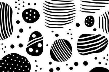 Christmas winter silhouette seamless pattern background. Good for fashion fabrics, children’s clothing, T-shirts, postcards, email header, wallpaper, banner, posters, covers, advertising, and more.