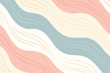 Beautiful wave silhouette seamless pattern background. Good for fashion fabrics, children’s clothing, email header, wallpaper, banner, posters, events, covers, advertising, and more.