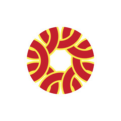 illustration of a donut