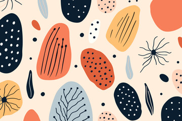 Floral seamless pattern background. Good for fashion fabrics, children’s clothing, T-shirts, postcards, email header, wallpaper, banner, posters, events, covers, advertising, and more.