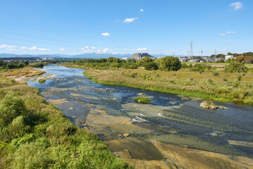 Fototapeta na wymiar 日本の河川　多摩川