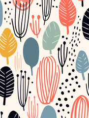 Winter floral seamless pattern background. Good for fashion fabrics, children’s clothing, T-shirts, postcards, email header, wallpaper, banner, posters, events, covers, and more.