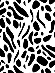Animal skin silhouette seamless pattern background. Good for fashion fabrics, children’s clothing, postcards, email header, wallpaper, banner, posters, events, covers, and more.