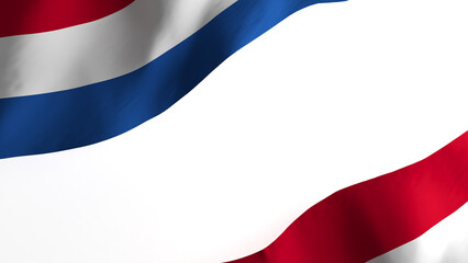 national flag background image,wind blowing flags,3d rendering,Flag of Netherlands