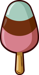 colorful ice cream icon