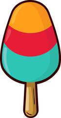 colorful ice cream icon